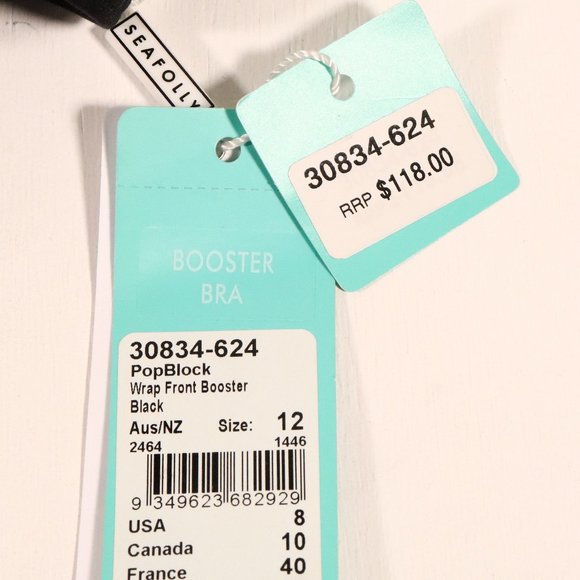 NWT Seafolly Pop Block Wrap Front Booster Swim Top - Picture 12 of 13